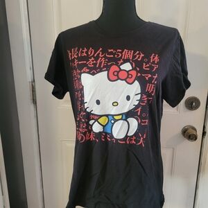 Sanrio Black Hello Kitty Short Sleeve Tee
